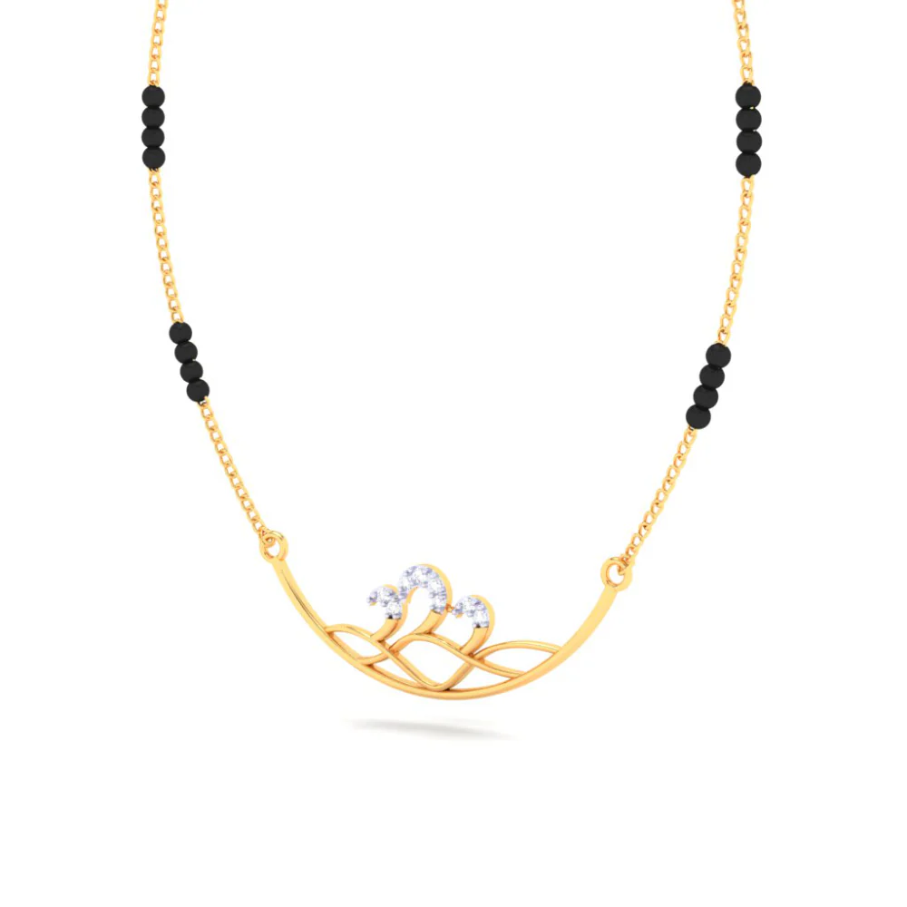 22k Gold Statement Necklace For Women From Pc Chandra Mugdhaa Collection - Image 2