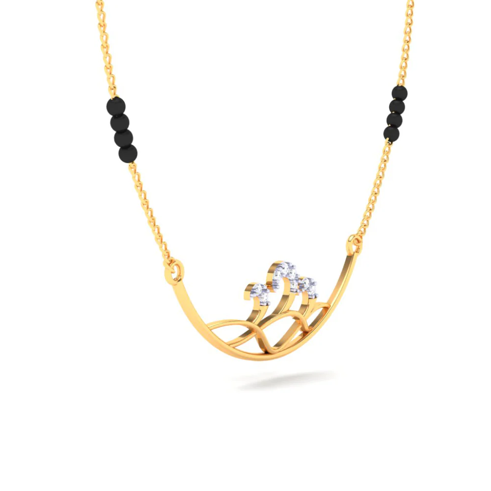 22k Gold Statement Necklace For Women From Pc Chandra Mugdhaa Collection - Image 3