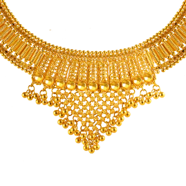 22k Magnificent Gold Necklace Design - Image 2