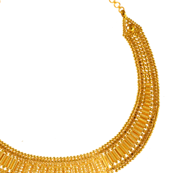 22k Magnificent Gold Necklace Design - Image 3