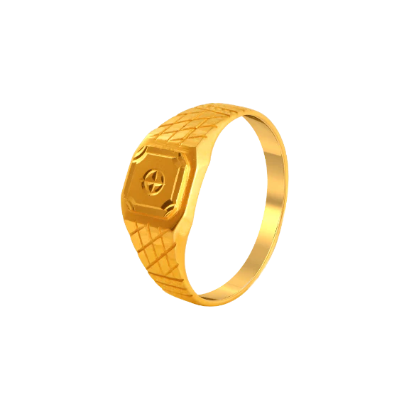 22k Men's Gold Ring From Men's Collection - Image 2