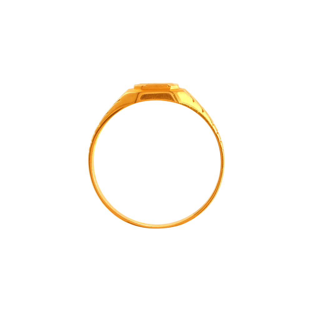 22k Men's Gold Ring From Men's Collection - Image 4