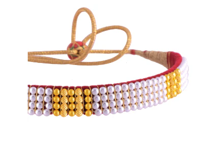 22k Opulent Tushi Gold & Pearl Choker - Image 3