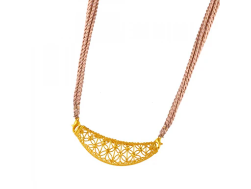 22k Royal Meshwork Broad Neckpiece - Image 3