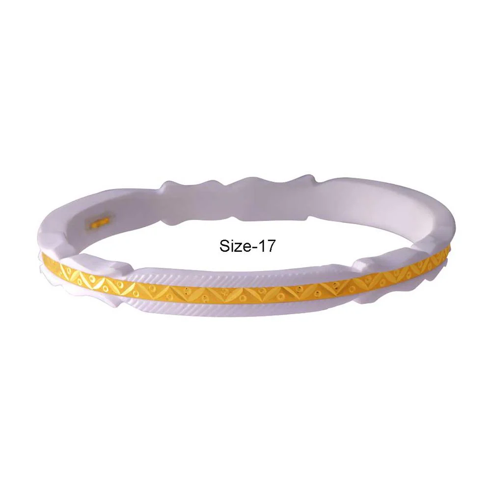 22k Simple Designed Sankha Bangle For Women - Image 5
