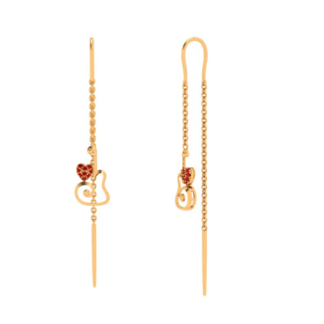 22k Sleek & Cute Gold Jhumka For Every Occasion - Image 2