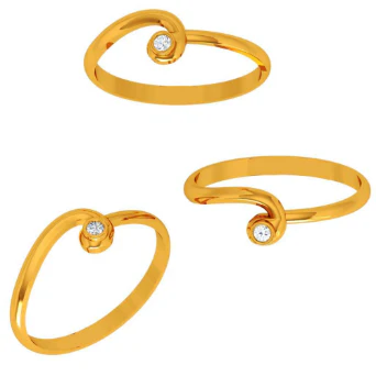 22k Surreal Enchanting Gold Ring - Image 5