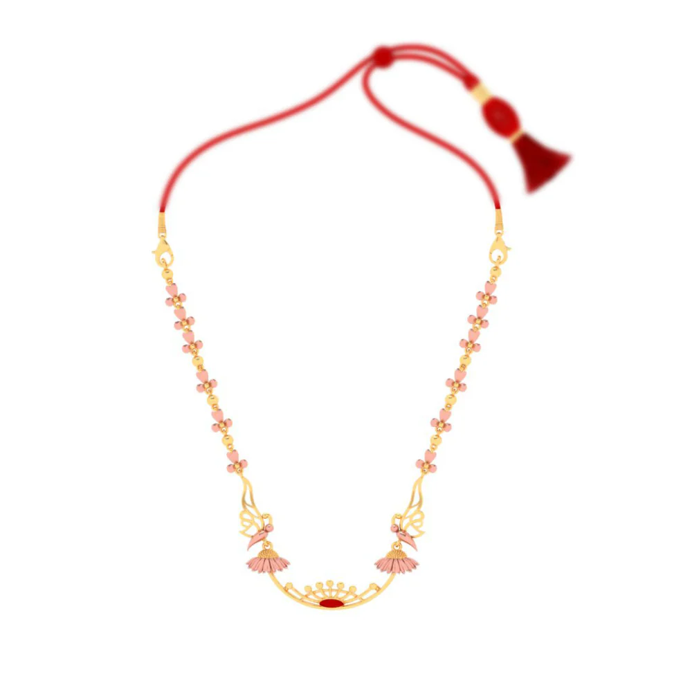 22k Trendy And Latest Gold Necklace Design For You - Image 2