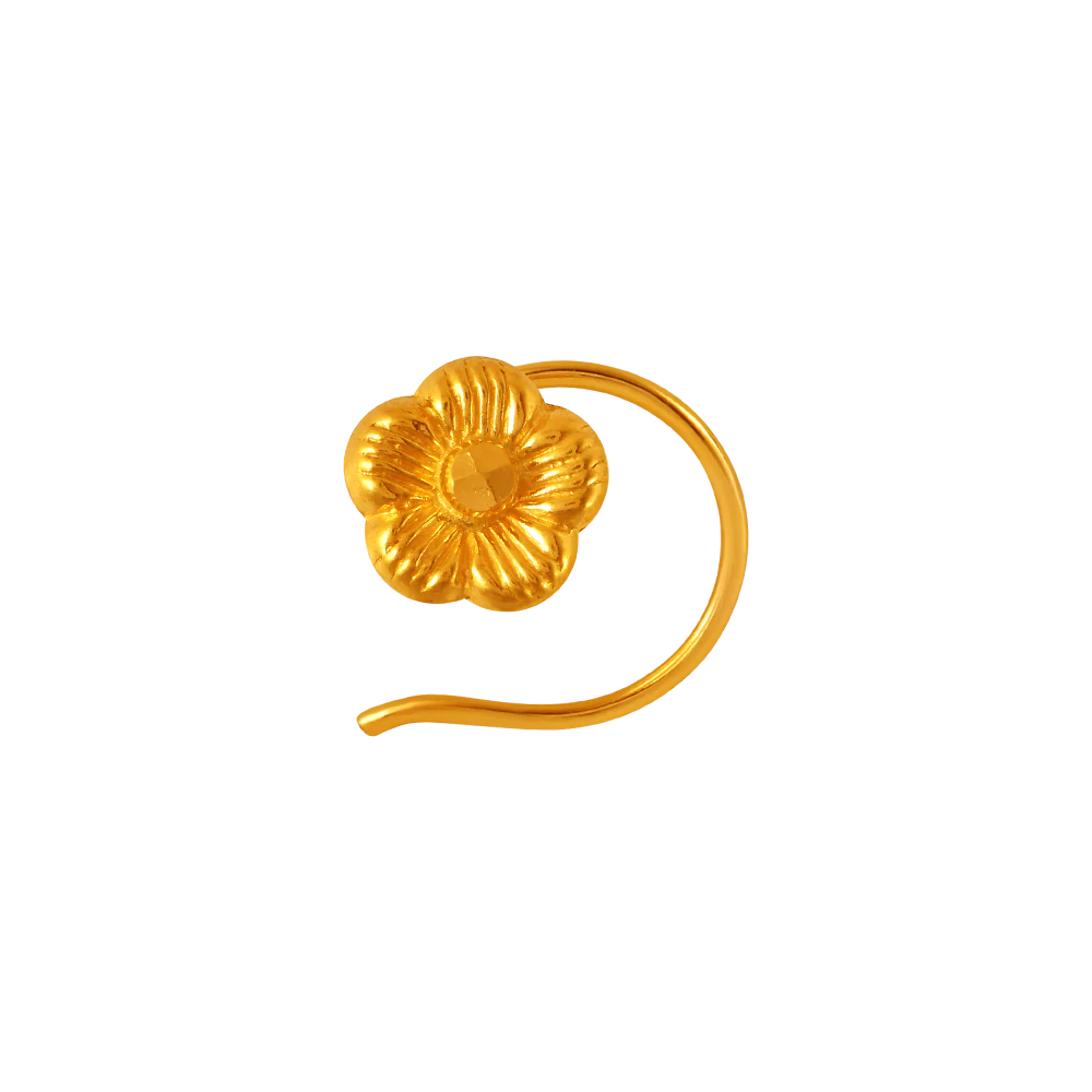 22k Truly Beautiful Nose Pin Gold Design