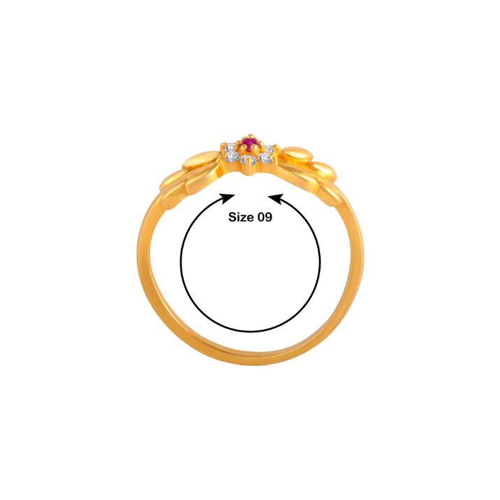 22k Unique Gold Ring Design For Everyday Wear - Image 5