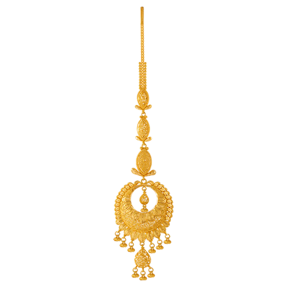 22k Yellow Gold Maang Tika