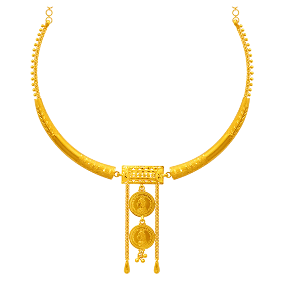 22k Yellow Gold Necklace - Image 3