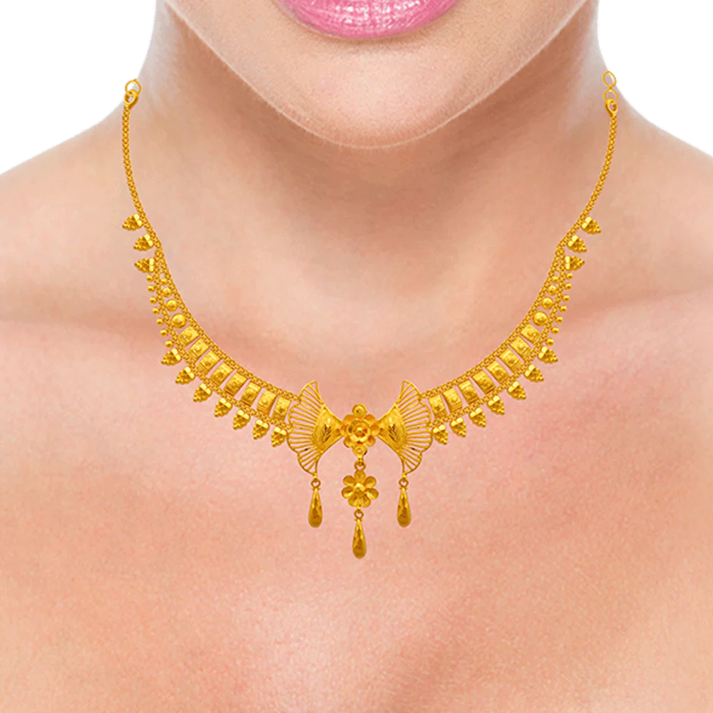 22k Yellow Gold Necklace - Image 2