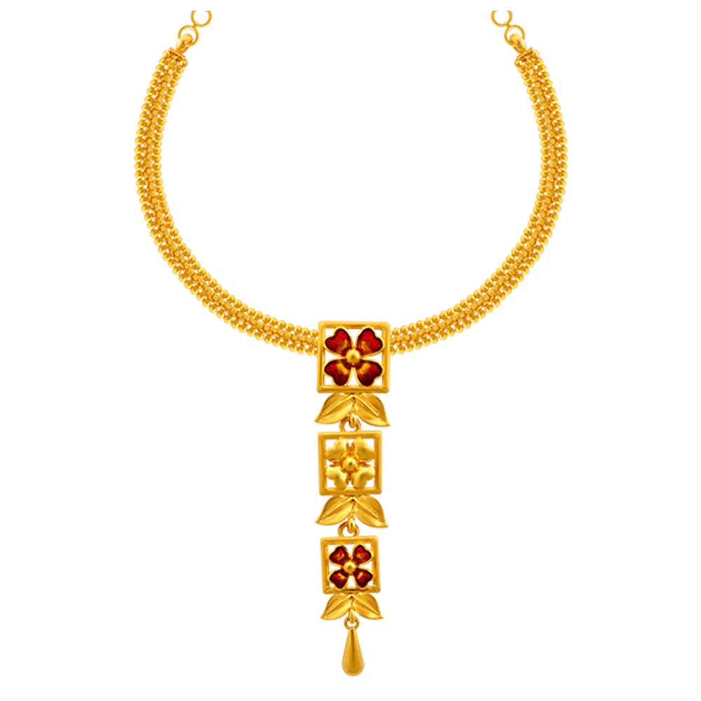 22k Yellow Gold Necklace - Image 3