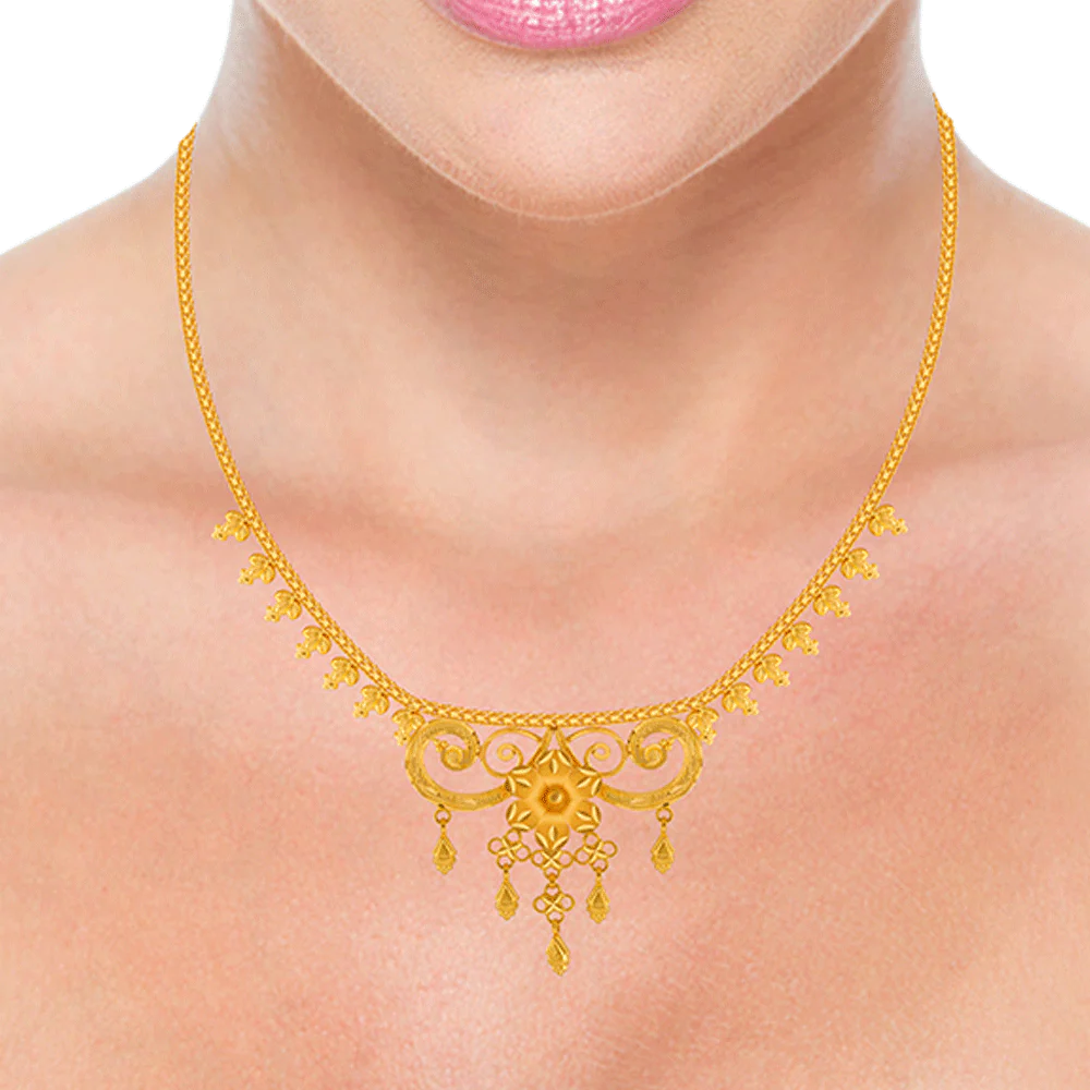22k Yellow Gold Necklace
