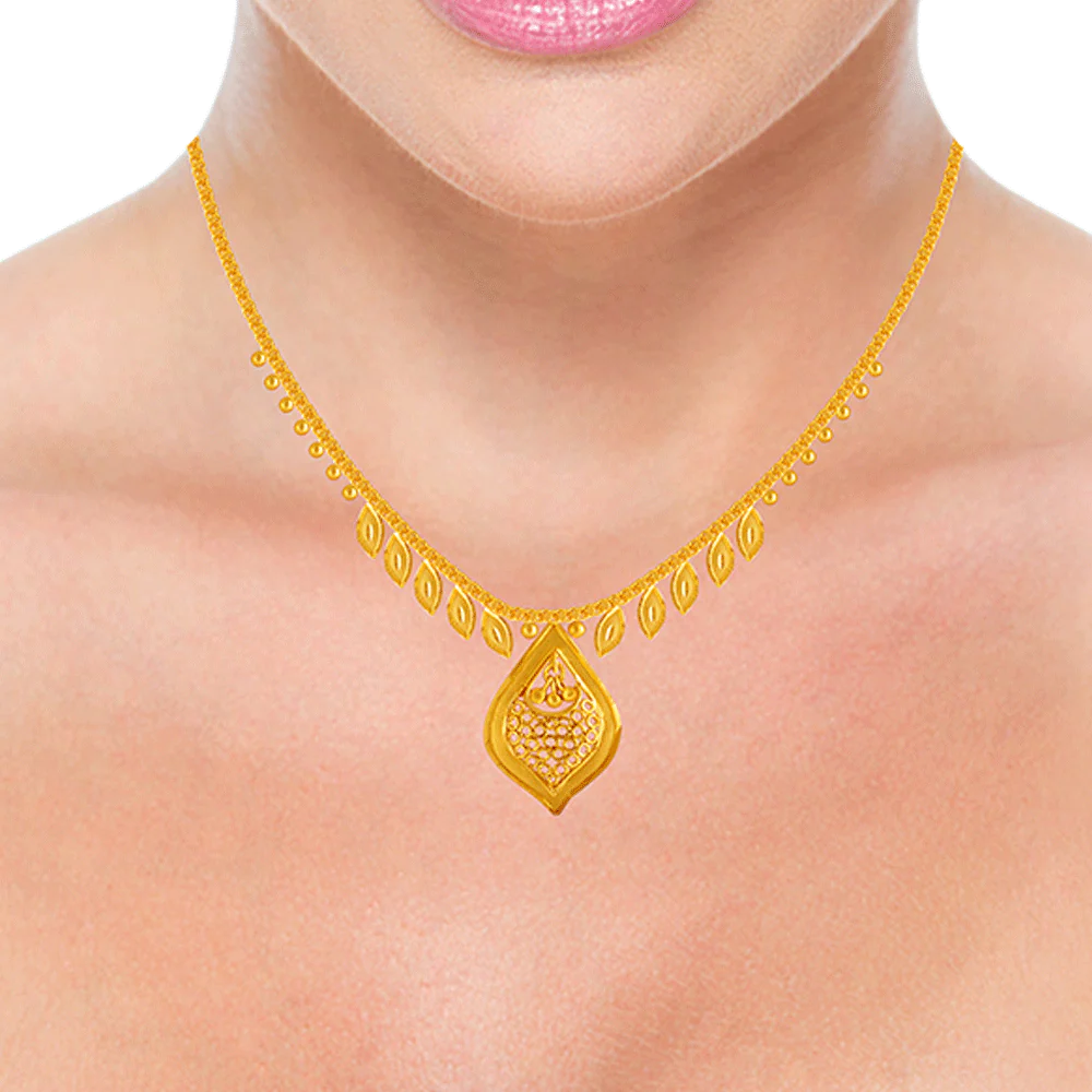 22k Yellow Gold Necklace - Image 2