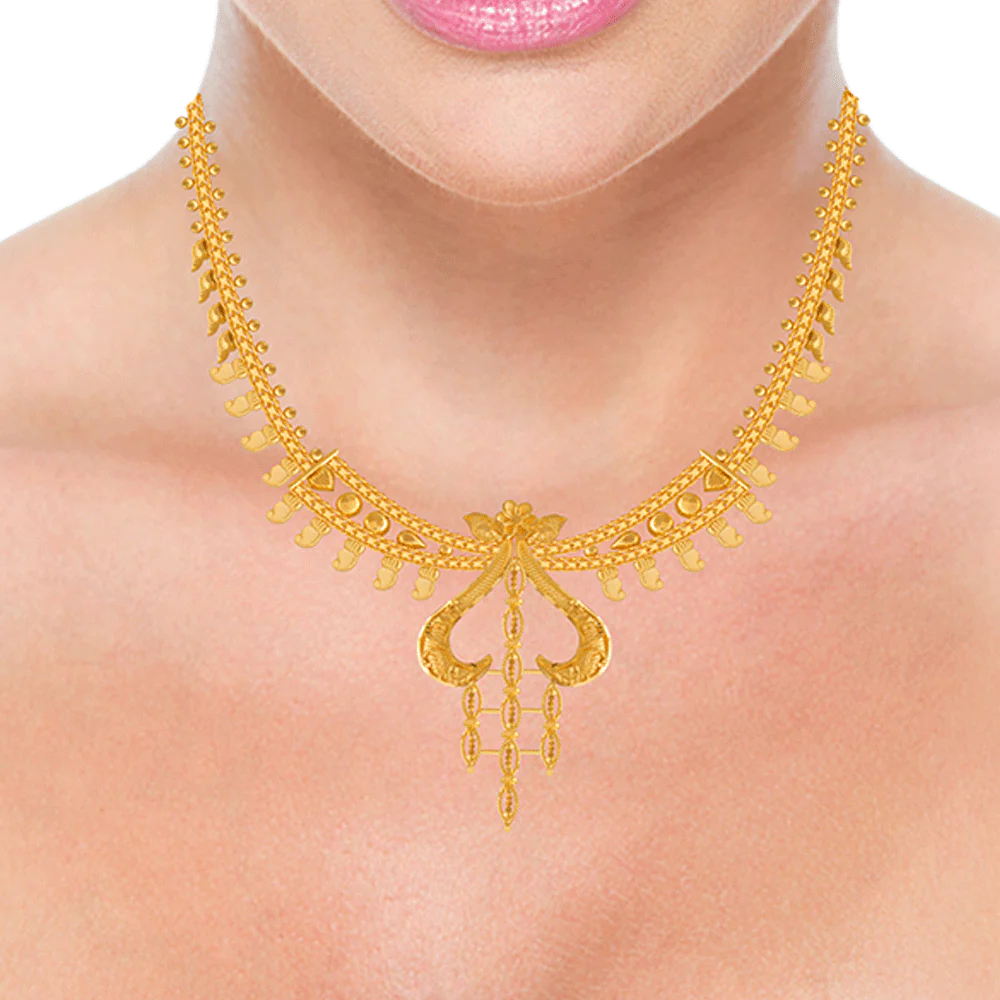 22k Yellow Gold Necklace - Image 2