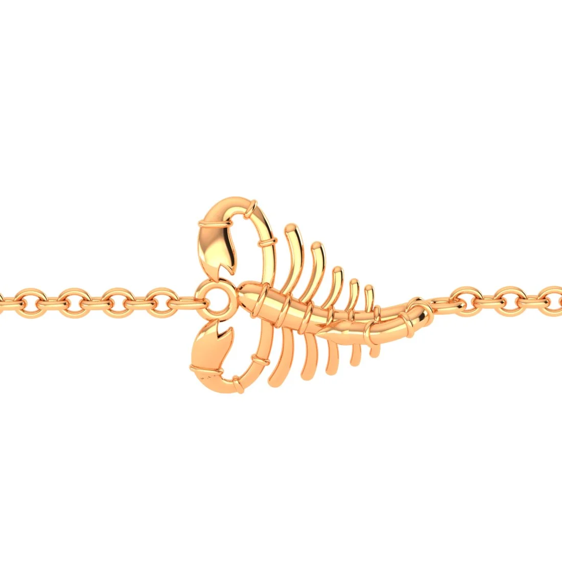 22KT (916) Gold "Scorpio Spirit" Horoscope Bracelet for Women & Girls - Image 2
