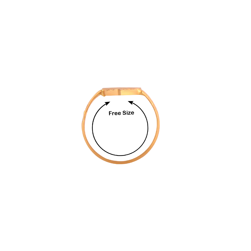 22KT (916) Yellow Gold  Baby Ring - Image 4