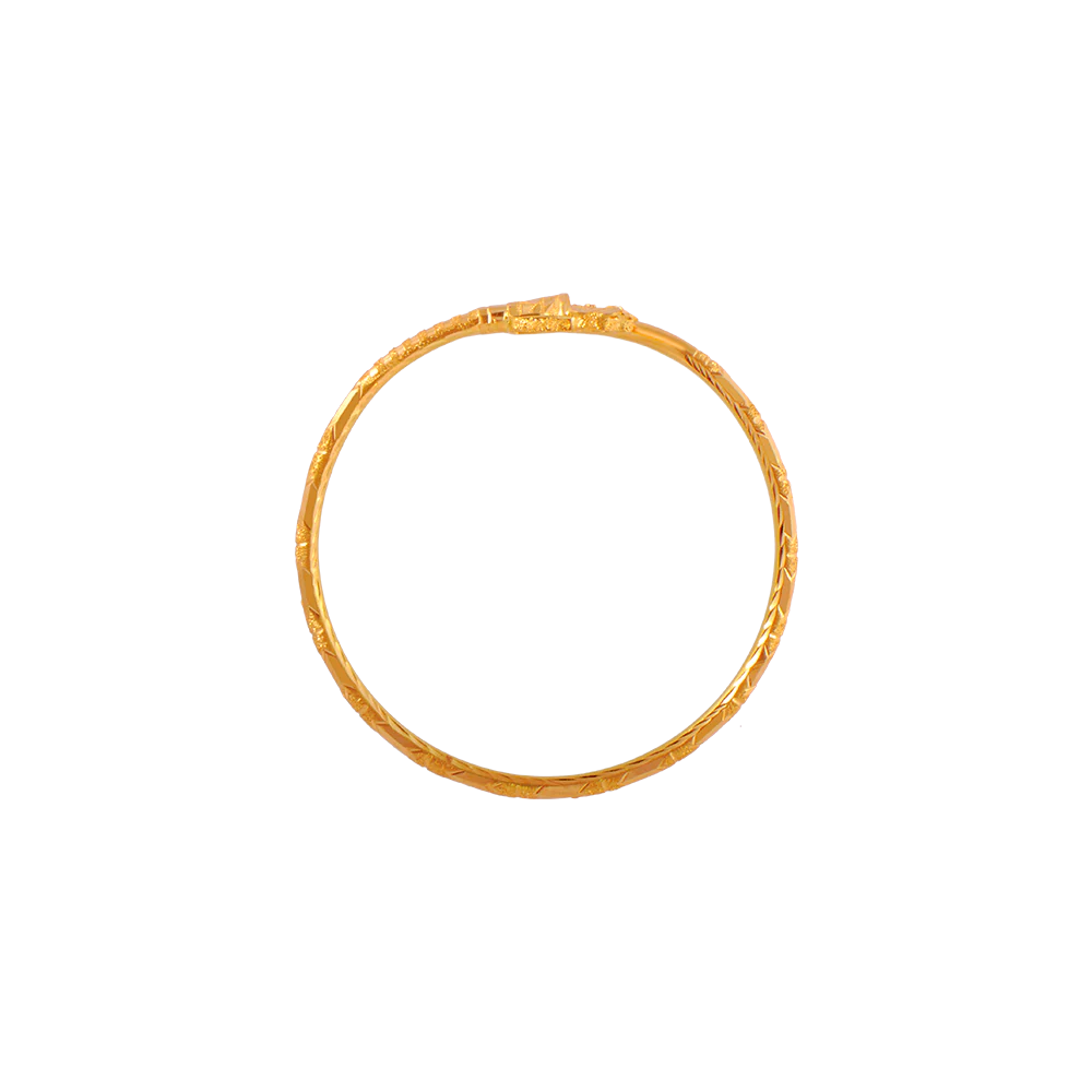 22KT (916) Yellow Gold  Bangles For Women - Image 3