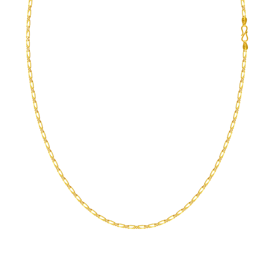22KT (916) Yellow Gold Chain For Women