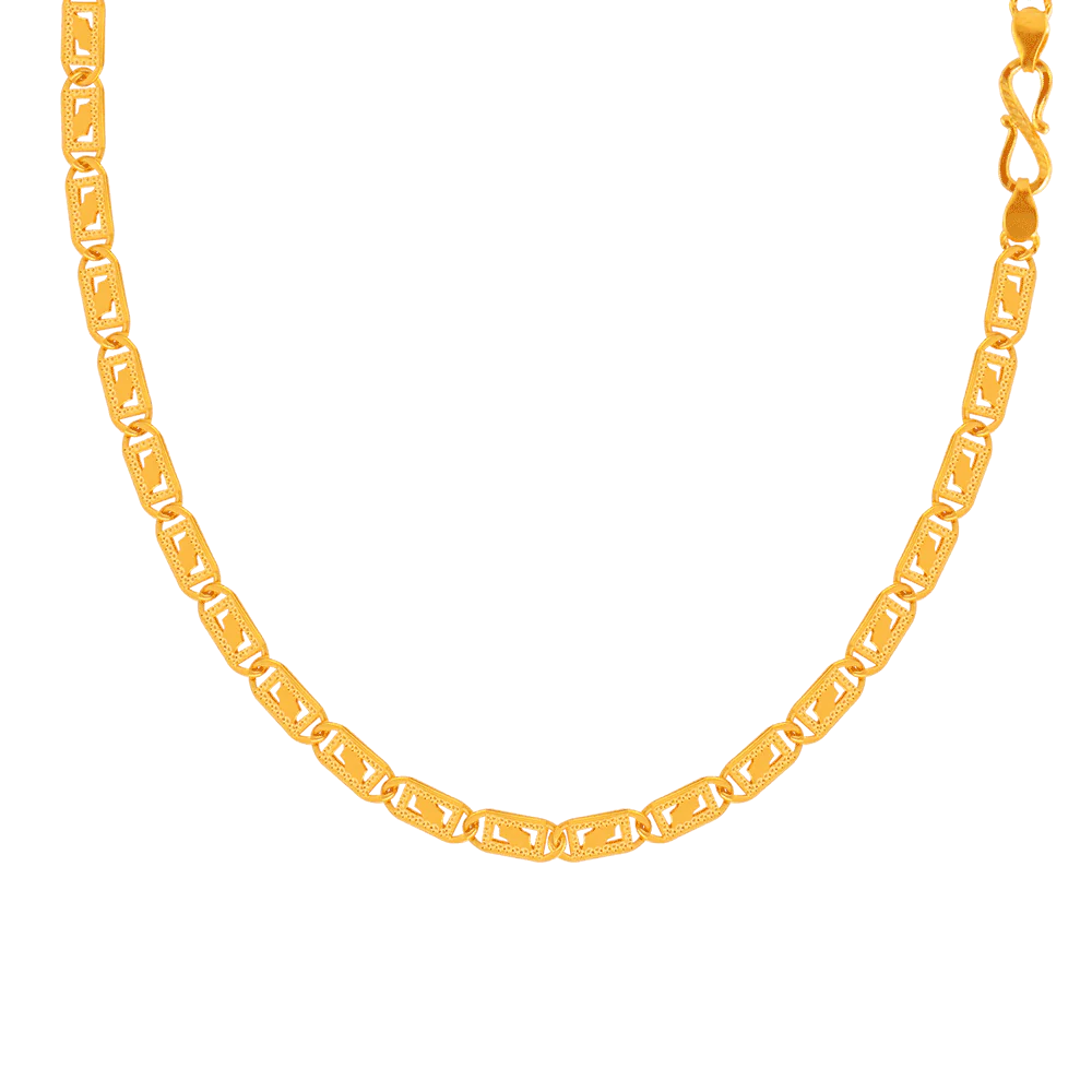 22KT (916) Yellow Gold Chain - Image 2