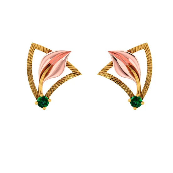 22KT (916) Yellow Gold Earring For Women