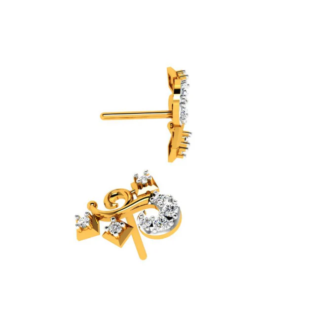 22KT (916) Yellow Gold Earring For Women - Image 6