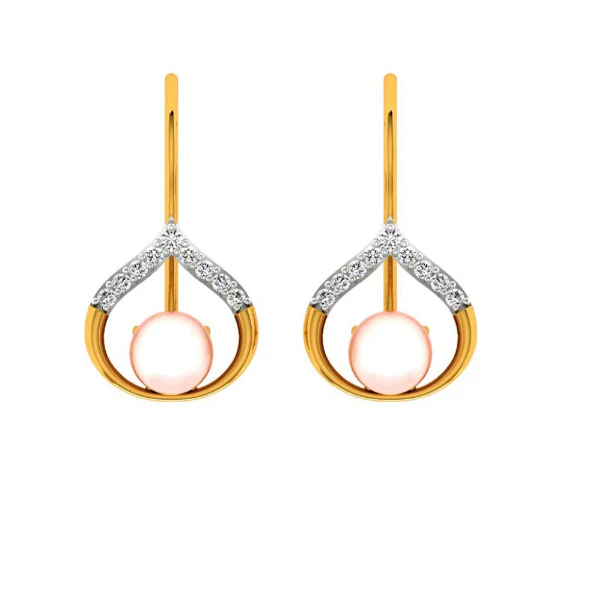 22KT (916) Yellow Gold Earring For Women