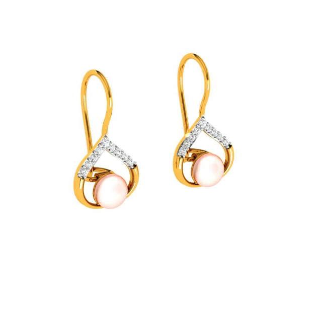 22KT (916) Yellow Gold Earring For Women - Image 7