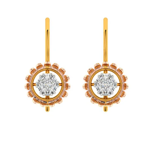 22KT (916) Yellow Gold Earring For Women