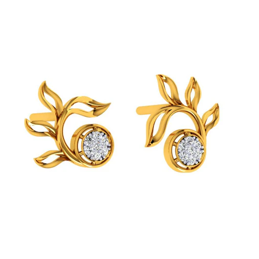 22KT (916) Yellow Gold Earring For Women - Image 7