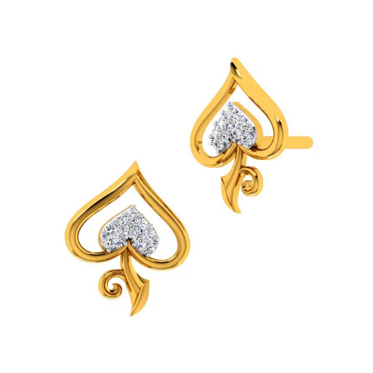 22KT (916) Yellow Gold Earring For Women - Image 5