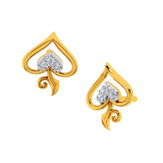 22KT (916) Yellow Gold Earring For Women - Image 7