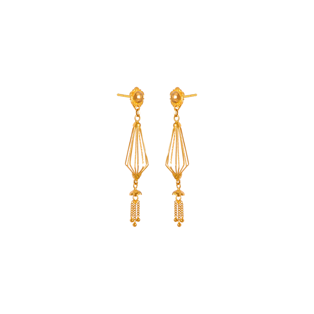 22KT (916) Yellow Gold Earring For Women