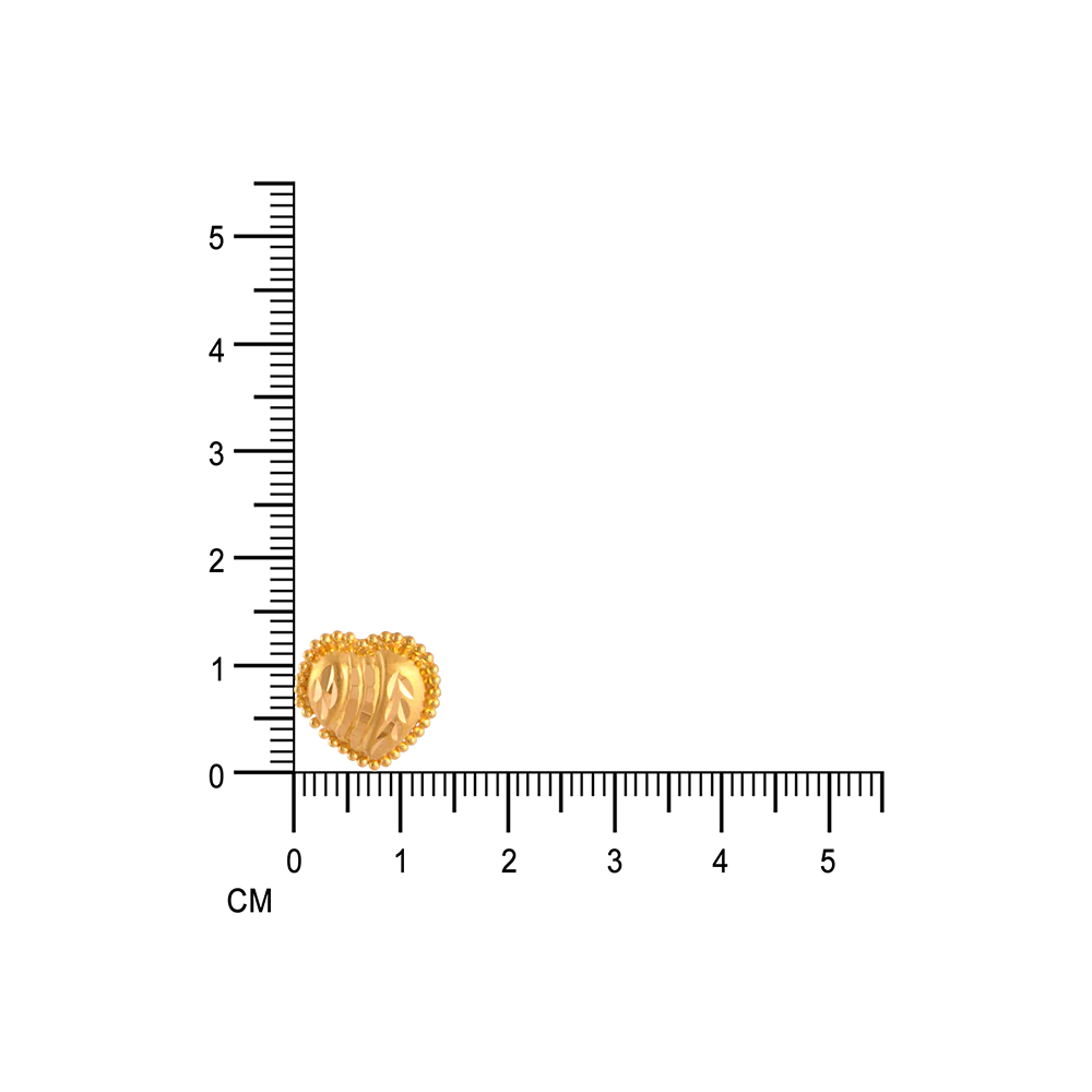 22KT (916) Yellow Gold  Earrings For Women - Image 6