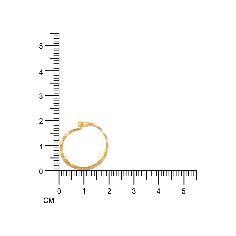 22KT (916) Yellow Gold Earrings For Women - Image 5
