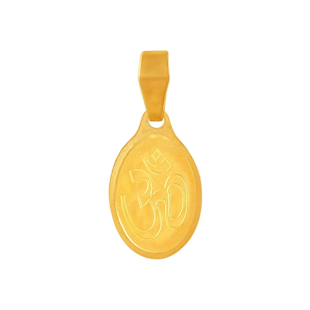 22KT (916) Yellow Gold Lord Ganesha Gold Pendant (Without Chain) - Image 3
