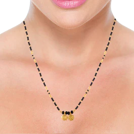 22KT (916) Yellow Gold Mangalsutra For Women - Image 4