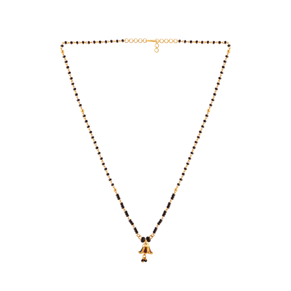 22KT (916) Yellow Gold  Mangalsutra For Women