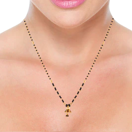 22KT (916) Yellow Gold  Mangalsutra For Women - Image 4