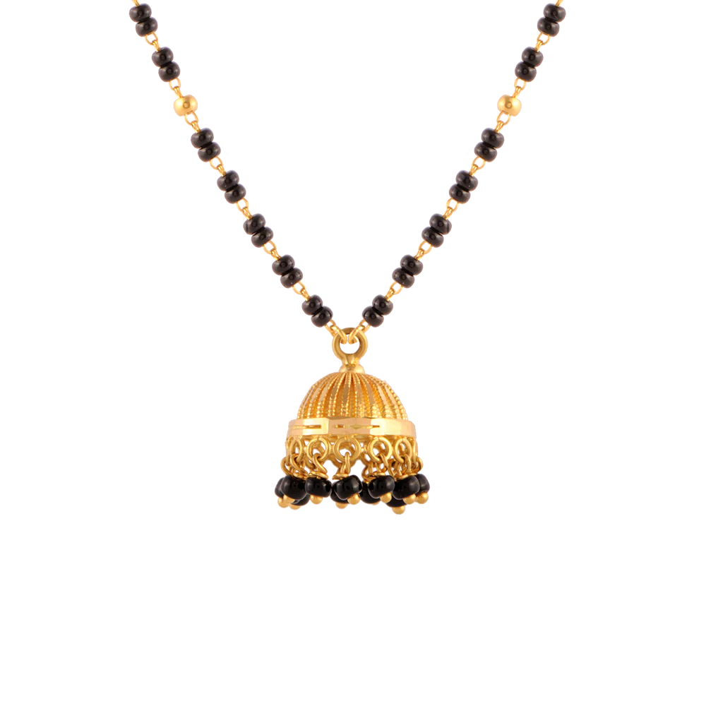 22KT (916) Yellow Gold  Mangalsutra For Women - Image 2