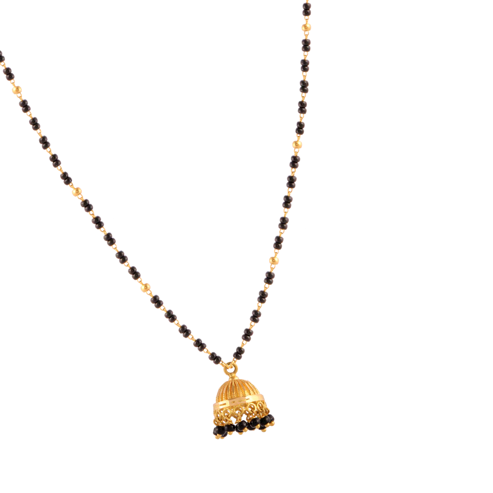 22KT (916) Yellow Gold  Mangalsutra For Women - Image 3