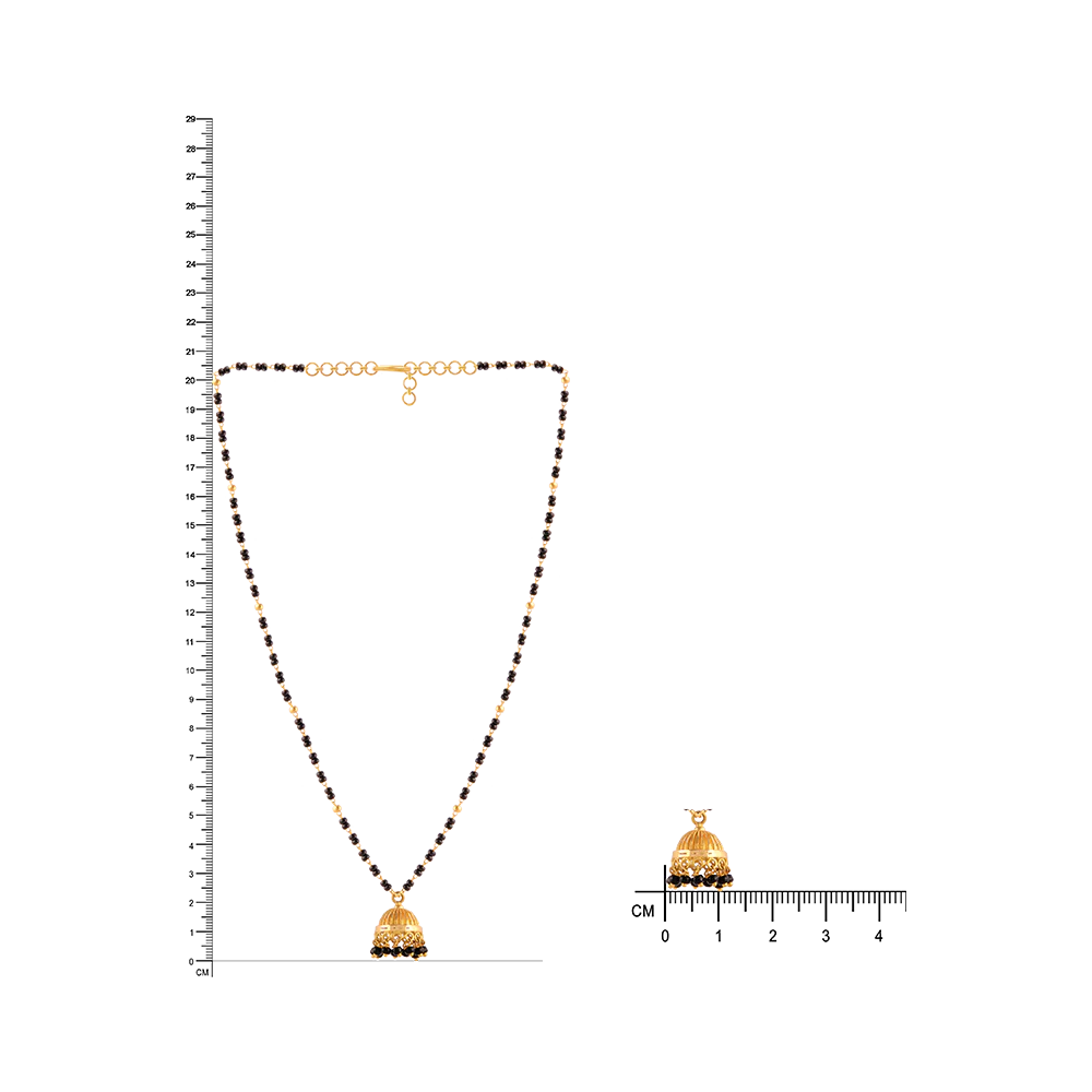 22KT (916) Yellow Gold  Mangalsutra For Women - Image 5