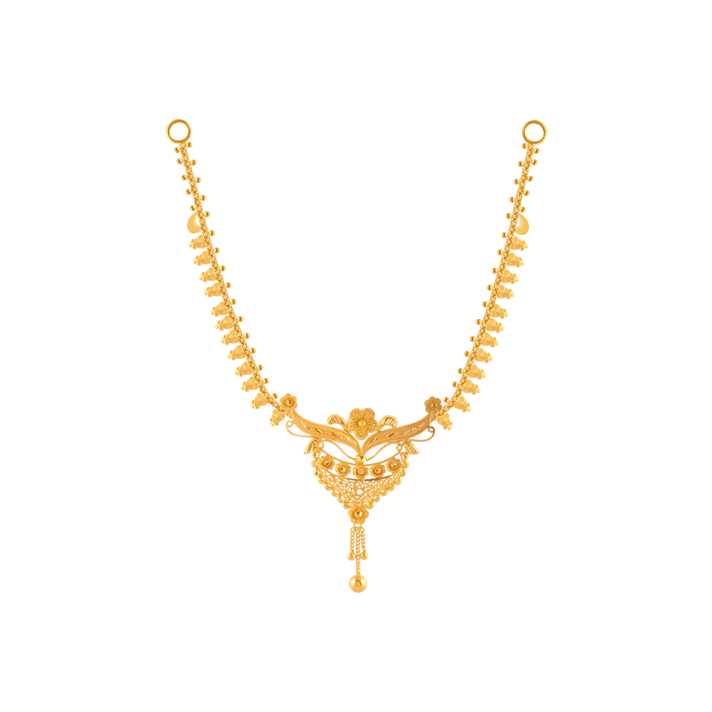 22KT (916) Yellow Gold Necklace For Women