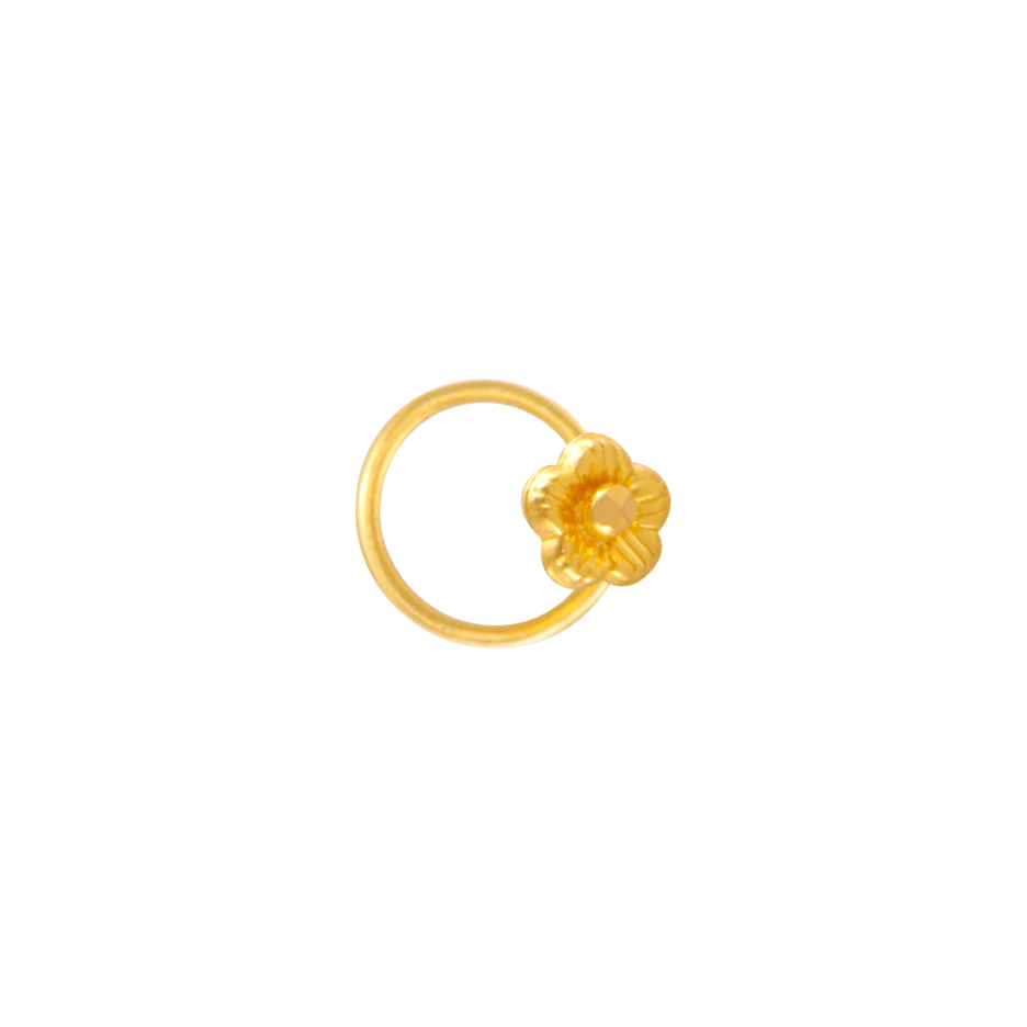 22KT (916) Yellow Gold Nose Ring