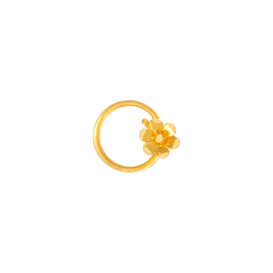 22KT (916) Yellow Gold Nose Ring