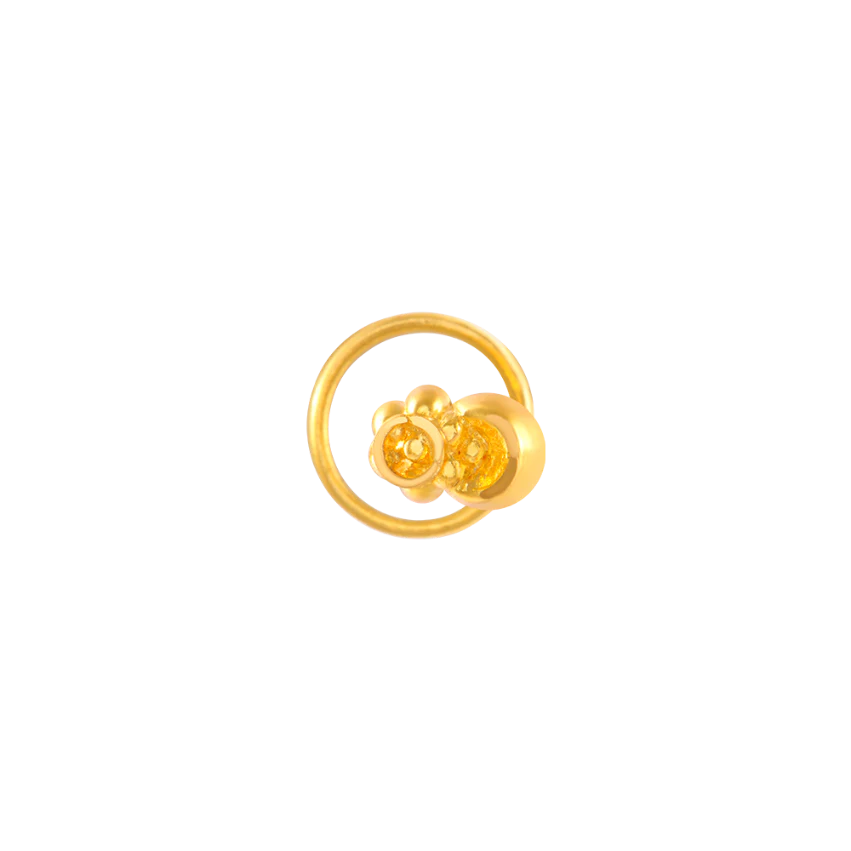 22KT (916) Yellow Gold Nose Ring