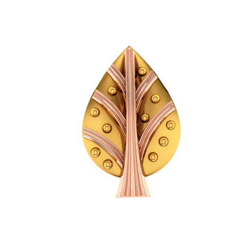 22KT (916) Yellow Gold Nosepin For Women
