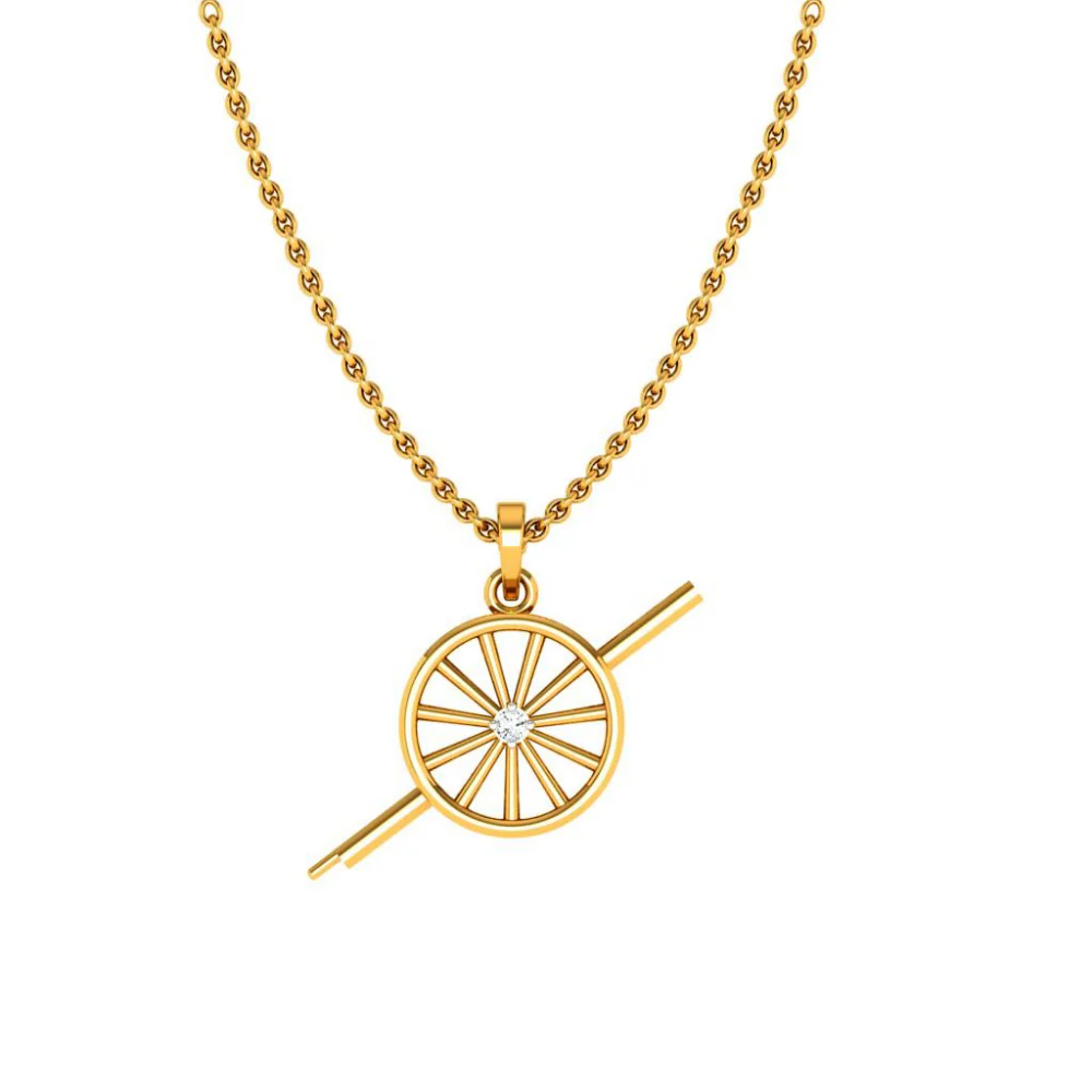 22KT (916) Yellow Gold Pendant For Woman